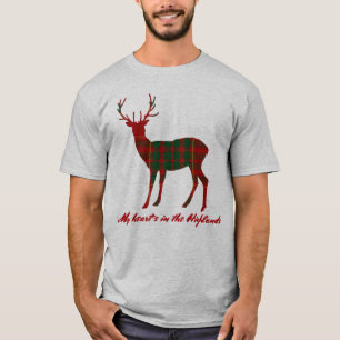 T-shirt Mâle de tartan de Cameron de clan de citation de