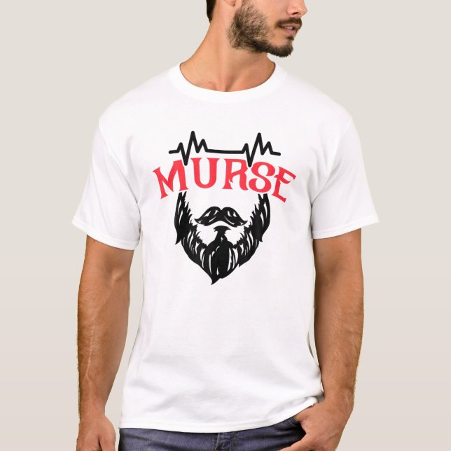 T-shirt Male Nurse NP Funny Murse Nursing Gifts For Men (Devant)