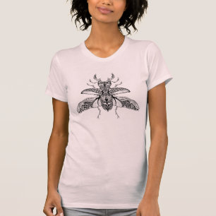T-shirt Mâle-Scarabée psychédélique inspiré