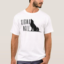 T-shirt Male Solone Wolf Loner Mème Sigma Homme