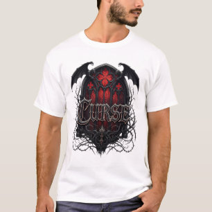 T-shirt Malédiction - Église gothique Fenêtre Imaginaire f