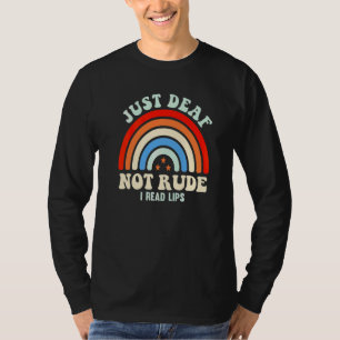 T-shirt Malentendant Sourds Langue Des Signes Asl Juste So