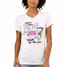 T-shirt malheureux de lapin