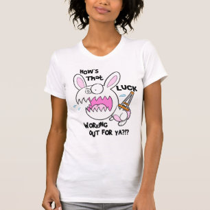 T-shirt malheureux de lapin