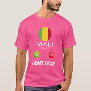T-shirt Mali Drapeau Souvenir Le Mali Appelle