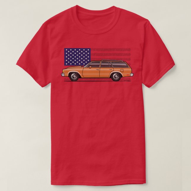 T-shirt malibu wagon (Design devant)