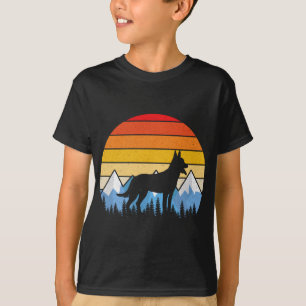 T-shirt Malinois belge rétro vintage
