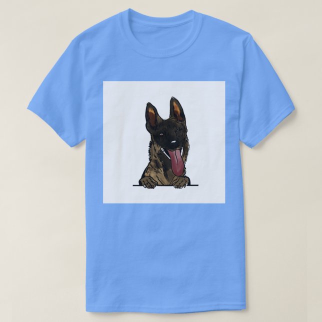 T-shirt Malinois Belgian shepherd_ (Design devant)