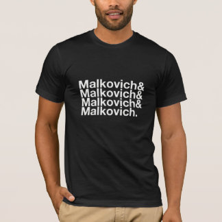 T-shirt Malkovich Malkovich