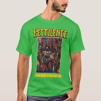 T-shirt Mallevs Maleficarvm y Pestilence Old School Thrash