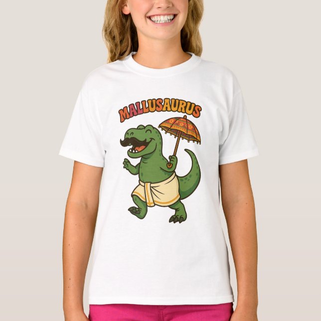 T-shirt mallusaurus bébé dino kerala (Devant)