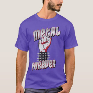 T-shirt Malochico Heavy Metal Horns Metal Pour toujours