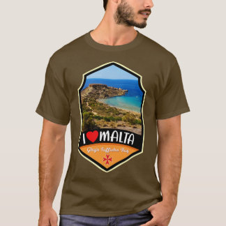 T-shirt Malte Ghajn Tuffieha Bay