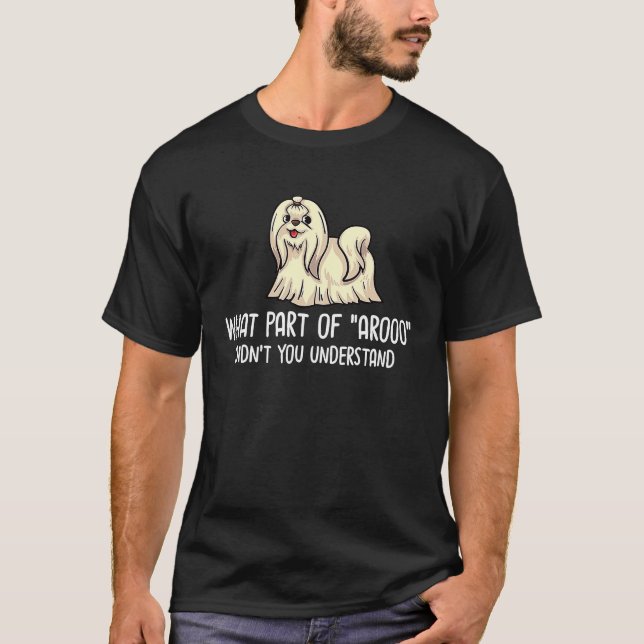 T-shirt Maltese Dog Puppies Owner (Devant)