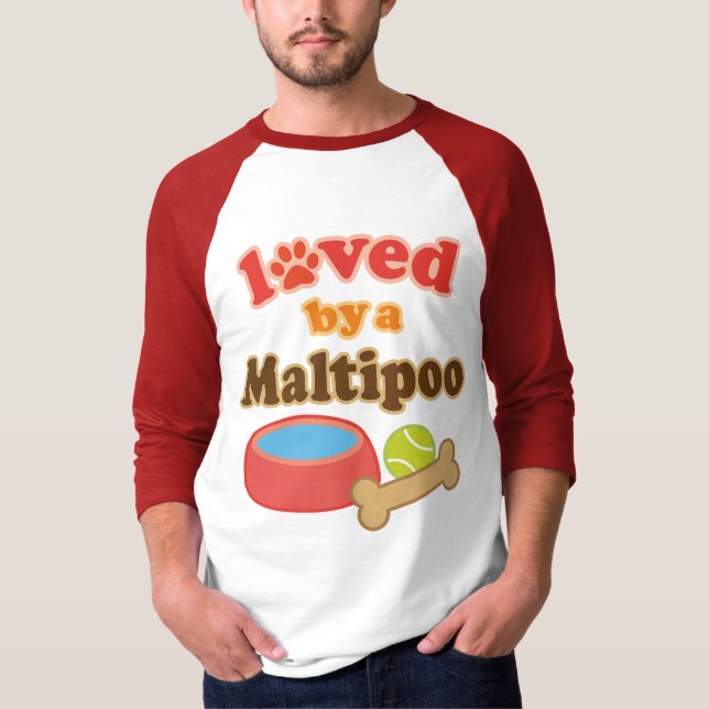 T-shirt maltipoo aimé par (Devant)