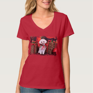 T-shirt maltipoo, maltipoos, Noël, chien, chiens, animaux