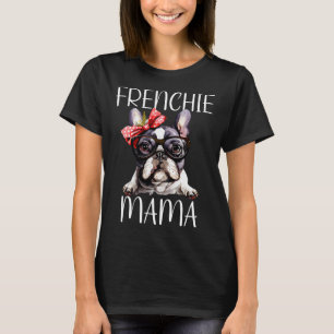T-shirt Mama Aquarelle Chien de Chien de Chien Fête des Mè