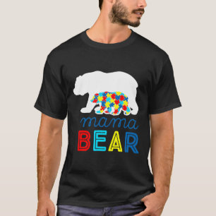 T-shirt Mama Bear Autism Awareness Autism Mom 20