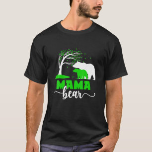 T-shirt Mama Bear Cérébral Palsy Maman D'Une Cérébrale Pal