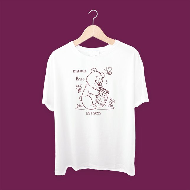 T-shirt Mama Bear Est 2025 (Créateur téléchargé)