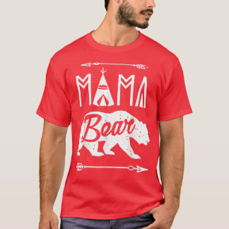 T-shirt Mama Bear Lover Hunting Bear Mother Mother's Day