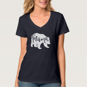T-shirt Mama Bear Maman Famille Matching Fête des Mères In