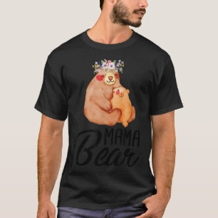 T-shirt Mama Bear mignon Fête des Mères