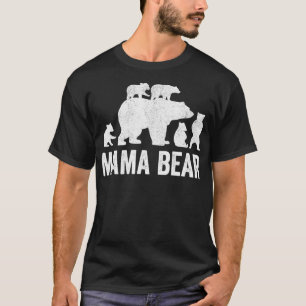 T-shirt Mama Bear Mothers Day s, Fundy Five Cub Kids Grand