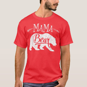 T-shirt Mama Bear TMothers Day Family Matching Couple Wome