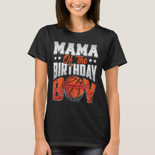 T-shirt Mama Bysketbyll Birthday Boy Family Byller B-day P