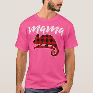 T-shirt Mama Chameleon Mama Chameleon Plaid