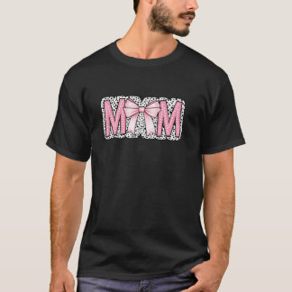 T-shirt Mama Dalmatie Dots Cute Coquette Bow Maman maman s