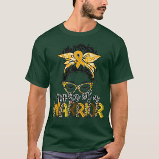 T-shirt Mama De Sensibilisation Au Cancer De L'Enfance D'U