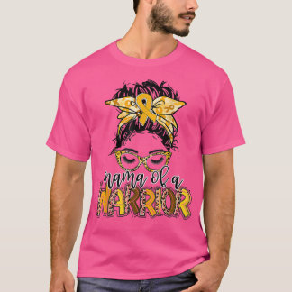 T-shirt Mama De Sensibilisation Au Cancer De L'Enfance D'U