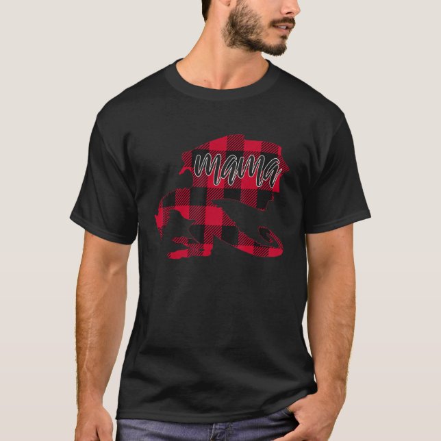 T-shirt MAMA Dragon Family Matching Outfit Set Partner Loo (Devant)