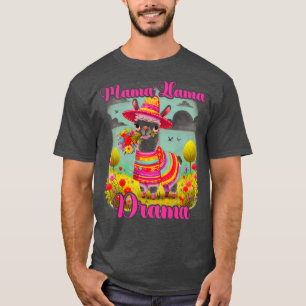 T-shirt Mama Drama Llama Alpaca avec lunettes de soleil Ll