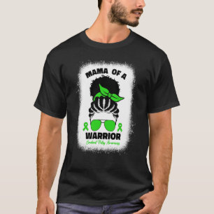 T-shirt Mama D'Un Guerrier Cérébral Palsy Pour Femmes Mama