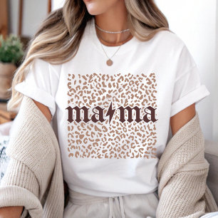 T-shirt Mama Éclair Léopard