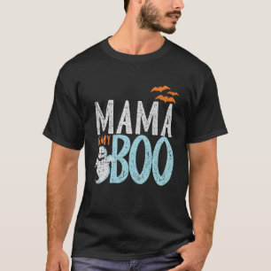 T-shirt Mama Est Mon Boo Drôle Ados Hallowen Enfants