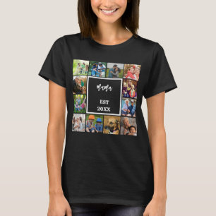 T-shirt Mama Établie Dans   Photo de la Fête des mères mod