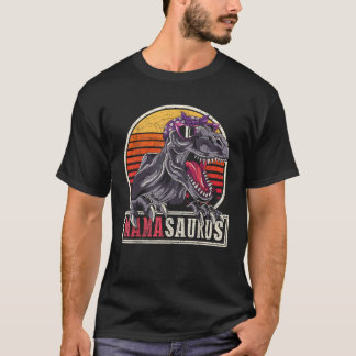 T-shirt Mama Maman Idée cadeau Dinosaur Famille Mamasaurus