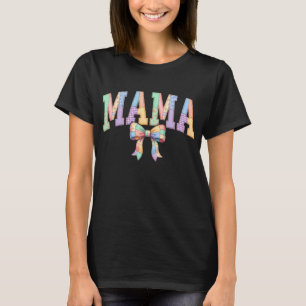 T-shirt Mama Mom Life Floral Mom Baseball Mama