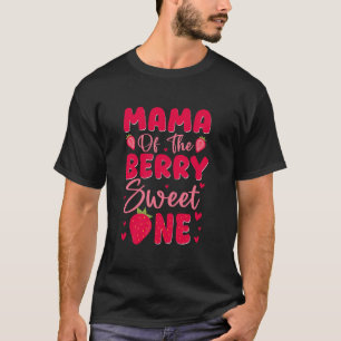 T-shirt Mama Of The Berry Sweet One 1st Birthday Strawberr