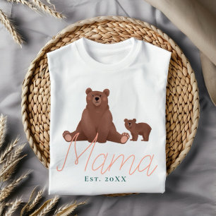 T-shirt Mama Ours et bébé Mère mignonne