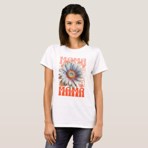 T-shirt Mama Rétro Fleur de Daisy