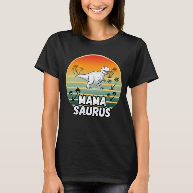 T-shirt Mama Saurus - Mama Dinosaur Dons drôle Cadeau pour (Devant)