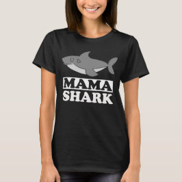 T-shirt Mama Shark Maman