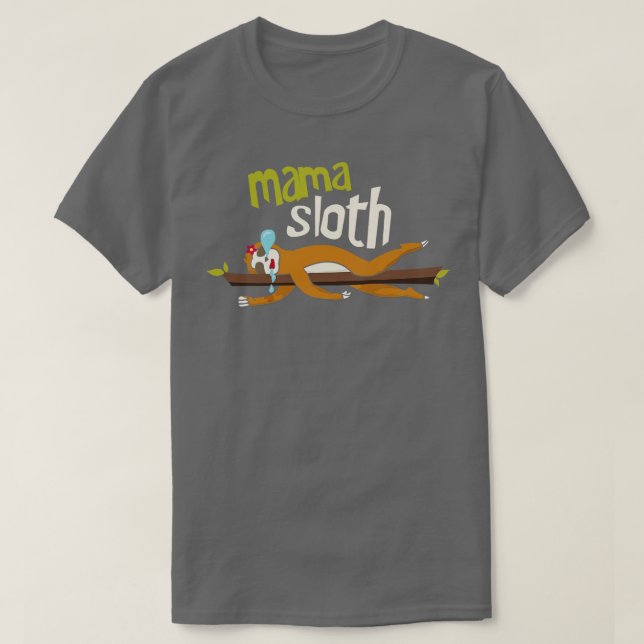 T-shirt Mama Sloth (Design devant)