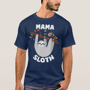T-shirt Mama Sloth Matching Family s pour Menwomen s 