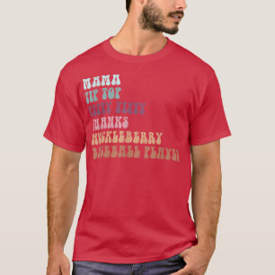 T-shirt Mama TipTop Cinquante Merci Huckleberry Basebal